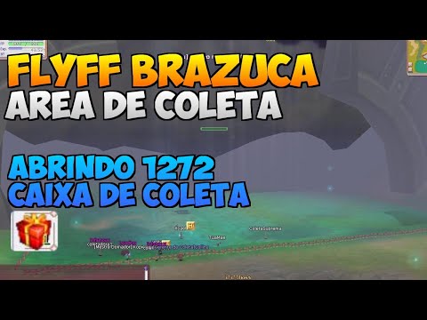 FLYFF BRAZUCA ABRINDO 1272 CAIXA DE COLETA l ITENS DA AREA DE COLETA