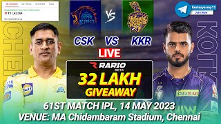 CSK vs KKR Live Prediction | CSK vs KKR Live Team | CSK vs KKR Live