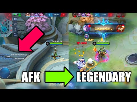 PRANK TOP 1 MOSKOV AFK PART 9, RANDOM NGOMONG KOTOR! GW KASI LEGENDARY - MOBILE LEGENDS