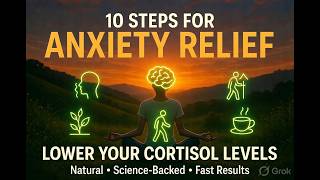 10 steps for ANXIETY RELIEF — Lower Your Cortisol Levels