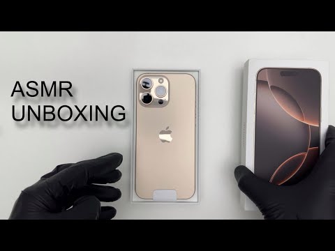 iPhone 16 Pro Max  (Desert Titanium) ASMR UNBOXING