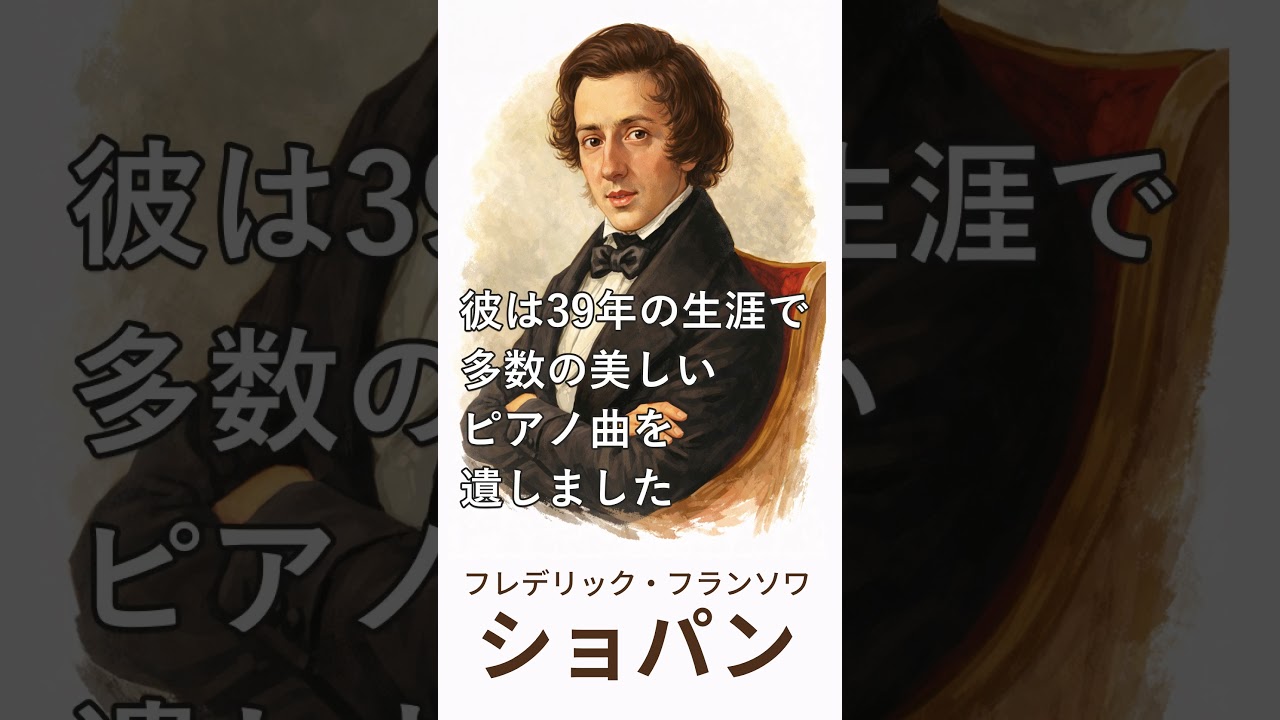 Q. ピアノの詩人と言えば？🎹