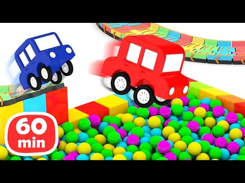 4 Küçük Araba | Çocuklar için Eğitici Çizgi Film 🚗🚗🚗