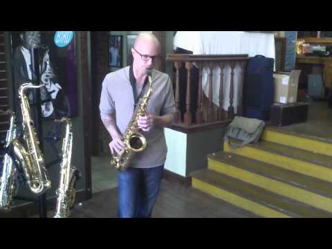 Ben Reece Play Tests MACSAX Empyreal Alto in Gold Lacquer Pt 2