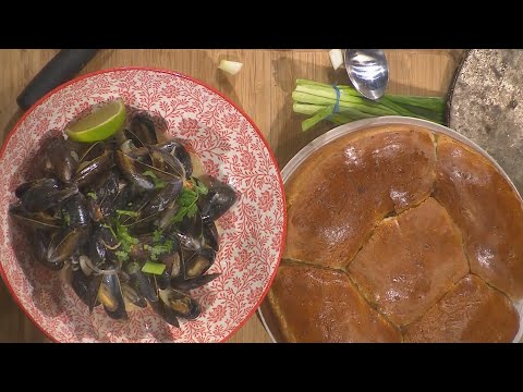 Steamed Mussels in Coconut Chilli Broth | Sham Hanifa