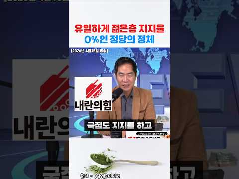 유일하게 젊은층 지지율이 0%인 정당의 정체#조국혁신당