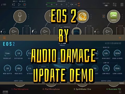 Eos 2 Reverb by Audio Damage - Update Demo for the iPad - Live Stream