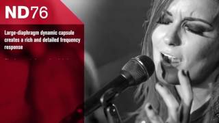 Video thumbnail for Electro-Voice ND76 Dynamic Cardioid Vocal Microphone Introduction | Full Compass by Full Compass