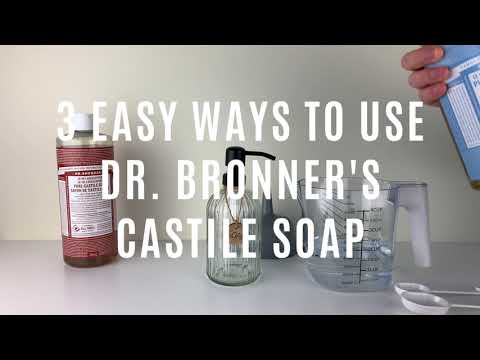 3 Easy Ways to Use Dr. Bronner's Castile Soap