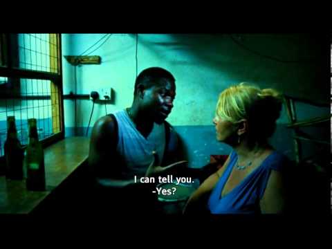 German woman being harassed by Kenyan