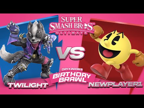 Daykwion's Birthday Brawl (SSBU) Loser's Semi-Finals Twilight (Wolf) Vs. NewPlayer1 (Pac-Man)