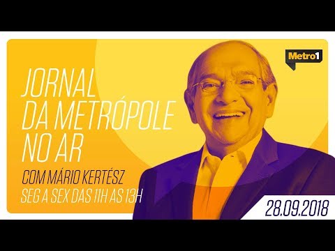 Jornal da Metrópole no Ar - Jaques Morelenbaum e Paula Morelenbaum - 28/09/2018