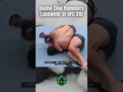 Dooho Choi Hammers Nate Landwehr at UFC 310 (OddSmokerMMA)