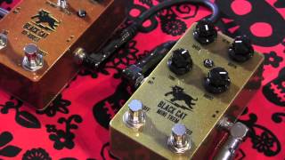 Video thumbnail for Black Cat Pedals MINI TREM w OD-BOOST guitar pedal demo w RS Guitarworks Tele by gearmanndude