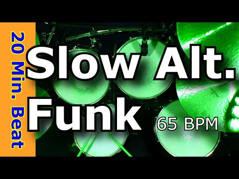 Slow Alternative Funk Drum Loop 65 BPM