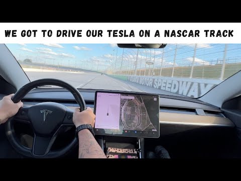 We Got To Drive Our Tesla On A Nascar Track