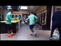 Gabriel Martinelli & Neymar having Fun in Brazil Training today Qatar