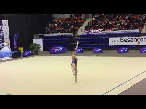 Anaëlle Perron cerceau - Nat A 14/15 ans - France Besançon 2018