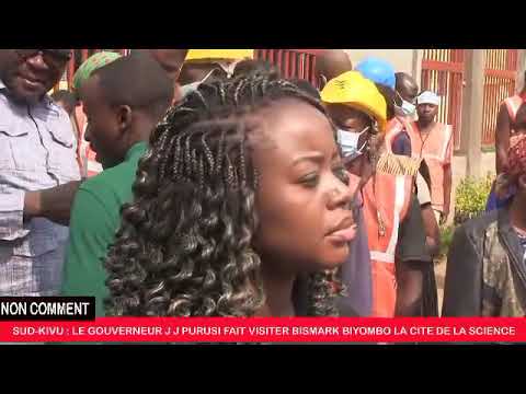 Le Gouverneur Jean Jacques Purusi fait visiter Bismarck Biyombo la cit&eacute; de la science &agrave; Nyakadaka