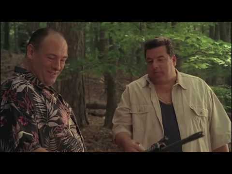 Bobby Gives Tony A Gun As A Birthday Present - The Sopranos HD