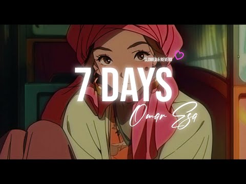 💜🎧 7 DAYS - CRAIG DAVID NASHEED COVER BY OMAR ESA || SLOWED + REVERB - VOCALS ONLY