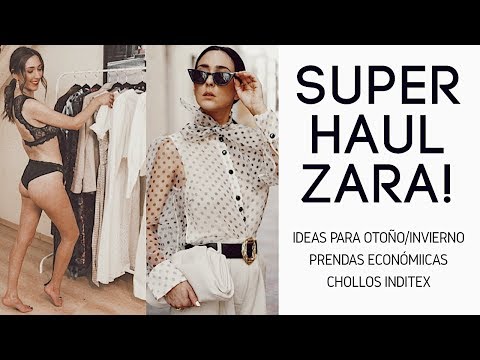 MODA: SUPER HAUL DE ZARA ÚLTIMAS REBAJAS Y NUEVA TEMPORADA- ROPA BARATA PARA OTOÑO