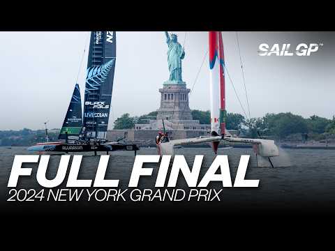 Full Final | 2024 Mubadala New York Sail Grand Prix | 🇨🇦 v 🇳🇿 v 🇬🇧 | SailGP