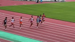 静岡県高校新人陸上　2020 男子100m 予選2組