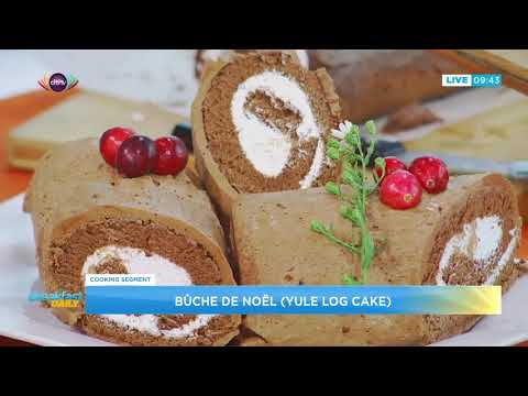 Cooking segment: Preparing Bûche de Noël a traditional Christmas cake | Breakfast Daily