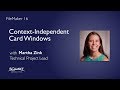 FileMaker Tip Context Independent Card Windows