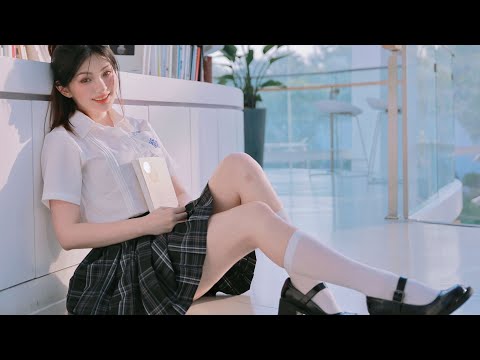 大姐姐穿JK制服是種什麼體驗? 嫩回17! 校園白月光妝容 | 夏日畢業寫真│鶴靈Healing