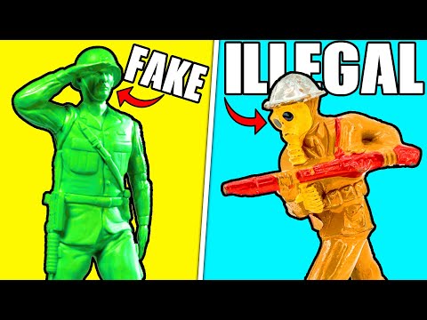 I buy ILLEGAL ARMY MEN Toy Soldiers...