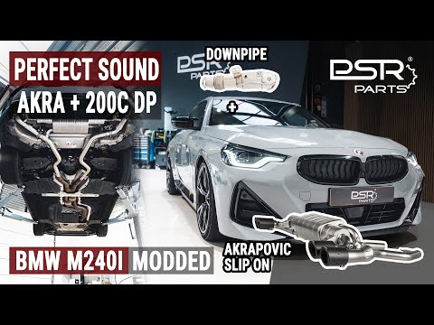 BMW G42 M240i Akrapovic + DCE Parts 200 cell Downpipe & M Performance Brakes Upgrade! LOVELY Sound!