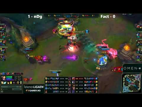 LoL: nDurance vs Fact Revolution Highlights - Round 8 of Telenorligaen Spring 2018