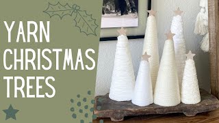 Yarn Christmas Trees