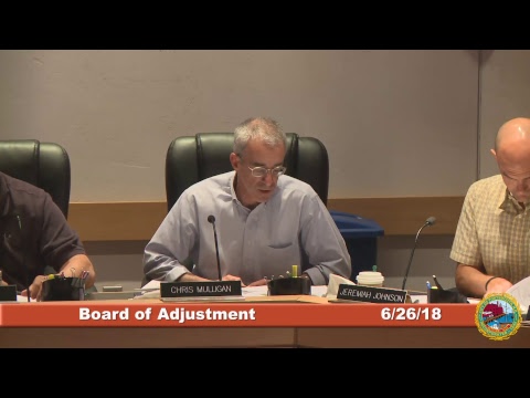 Board of Adjustment 6.26.2018