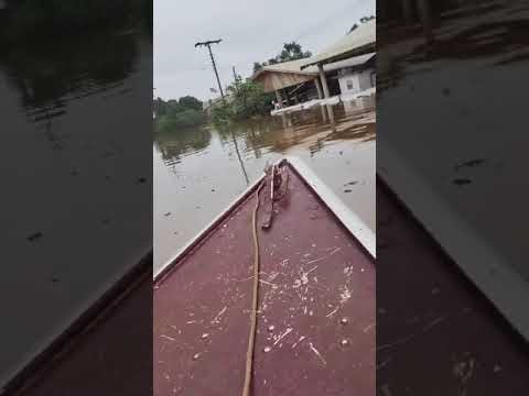 Enchente no Rio Grande do Sul. Cidade de Triunfo.