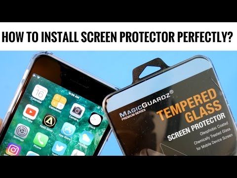 How to install a screen protector perfectly?