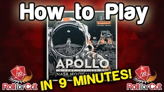 How to Play Apollo: A Game Inspired by NASA Moon Missions