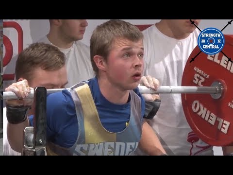 Eddie Berglund - 1st Place 66 (213.5 kg Bench) - EPF Classic Championships 2018 - 676 kg