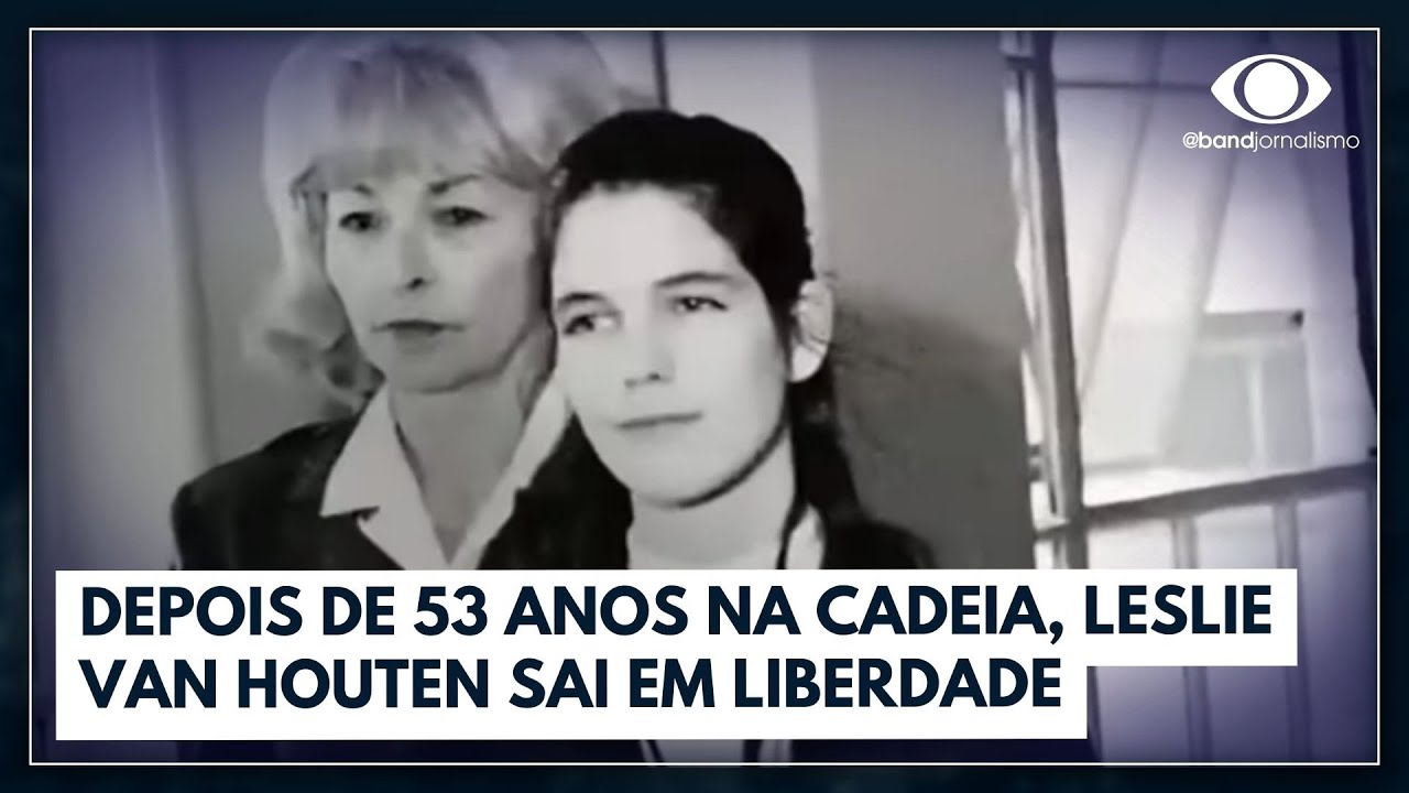 Leslie Van Houten, assassina da família Manson, deixa a prisão | Jornal da Noite