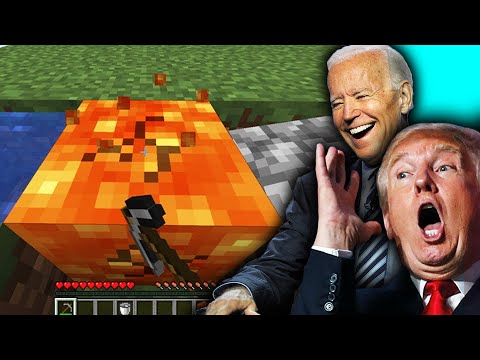 US Presidents React to CURSED Minecraft...