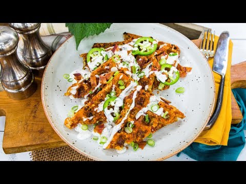 Loaded Tater Tot Waffles - Home & Family