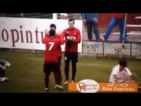 Goles de Alex Exposito ud Roteña