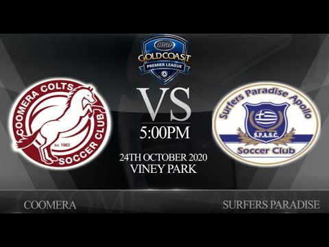 ASN GC Premier League rnd 14 - Coomera Colts vs Surfers Paradise Apollo (0-8).