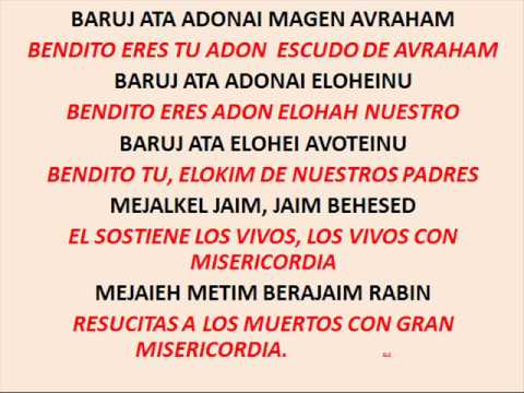 AMIDAH. ORACION JUDIA