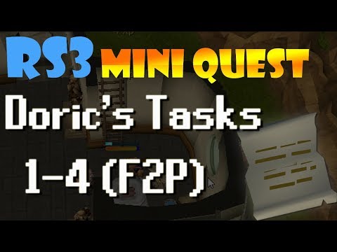 RS3 Miniquest-  Doric's Tasks Part 1 (1-4 )