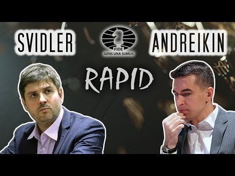 Incredible queen sacrifice - just wait for it / Peter Svidler vs Dmitry Andreikin / Rapid / 2018
