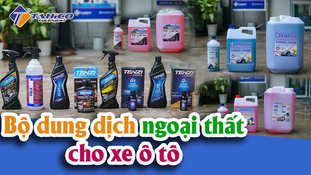 Bộ dung dịch ngoại thất cho tiệm ô tô 25