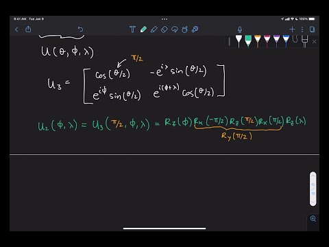 Qiskit Advocate Exam | Question 1.5 | Rotation Gates (U1, U2, U3, U, P)